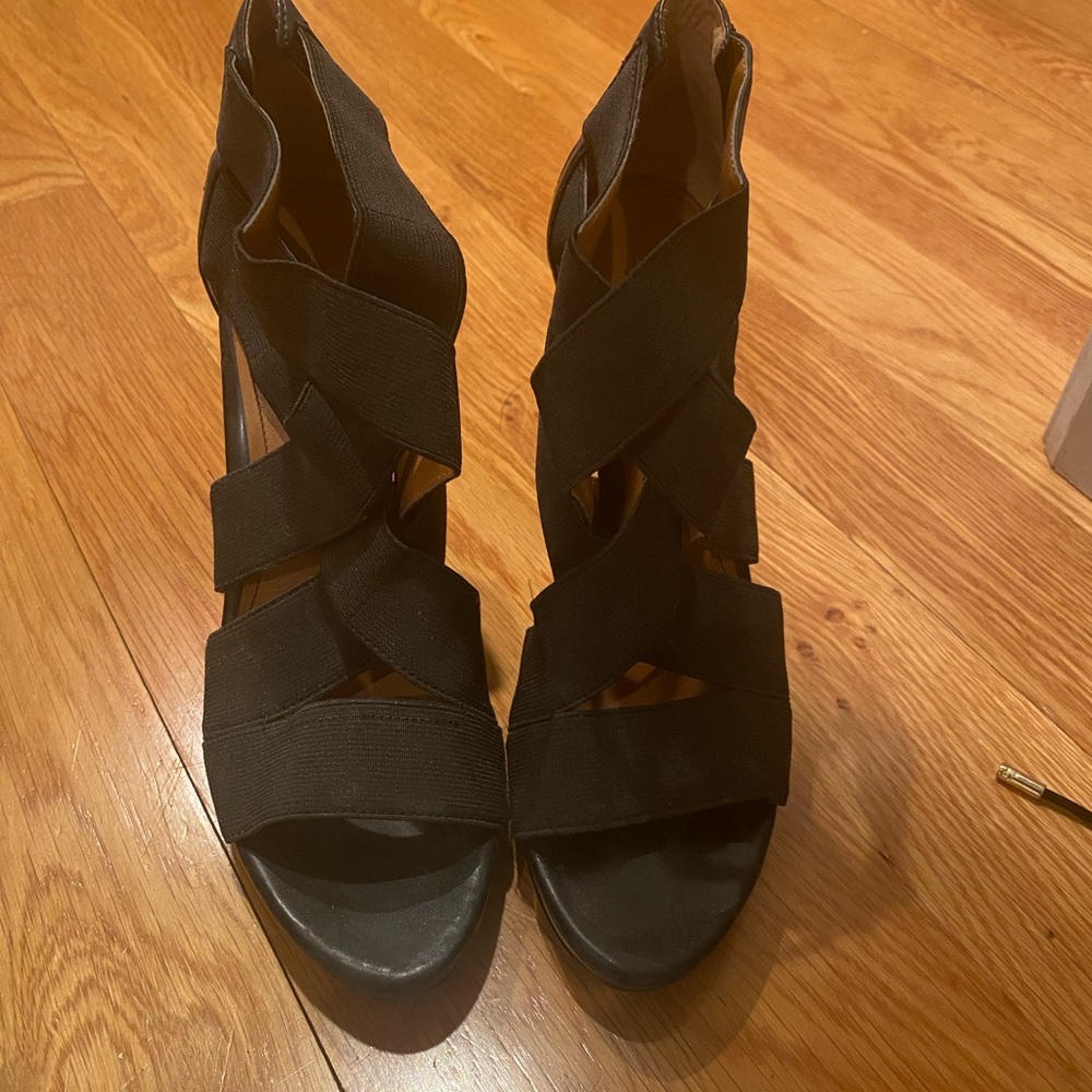 Calvin Klein Strappy Black Heel